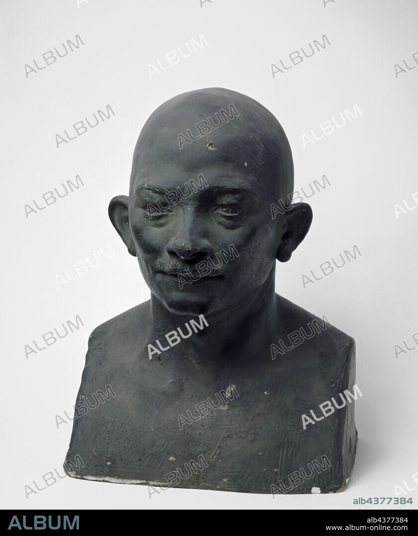 Portrait of Olaf Gulbransson, c. 1903-1905, plaster, 41 x 30.6 x 26 cm, signed on the left side of the shoulder: A HEER., August Heer, Basel 1867–1922 Arlesheim/Baselland.