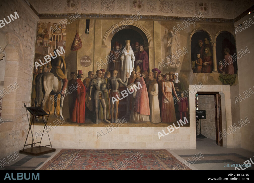 Spain, Segovia, Alcazar, Galley Chamber (Sala de la Galera