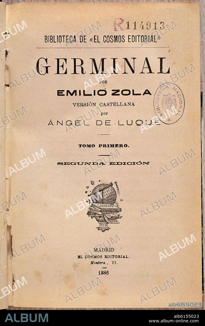 EMILE ZOLA. Germinal - Album alb6155023