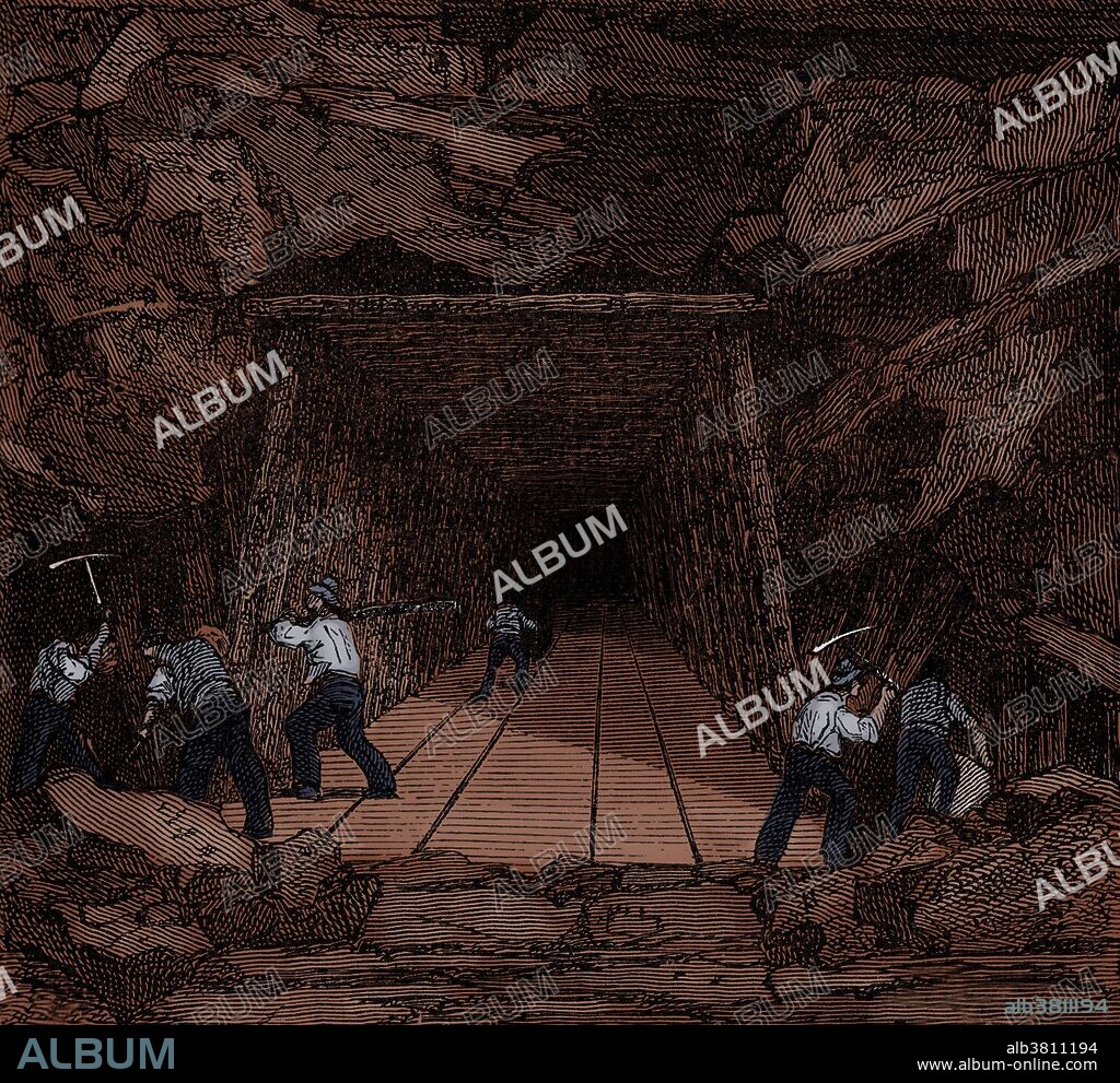 A tunnel is an underground or underwater passageway, dug through the surrounding soil/earth/rock and enclosed except for entrance and exit, commonly at each end. Tunnels are dug in types of materials varying from soft clay to hard rock. The method of tunnel construction depends on such factors as the ground conditions, the ground water conditions, the length and diameter of the tunnel drive, the depth of the tunnel, the logistics of supporting the tunnel excavation, the final use and shape of the tunnel and appropriate risk management. There are three basic types of tunnel construction in common use: Cut-and-cover tunnel, constructed in a shallow trench and then covered over. Bored tunnel, constructed in situ, without removing the ground above. They are usually of circular or horseshoe cross-section. Immersed tube tunnel, sunk into a body of water and laid on or buried just under its bed.