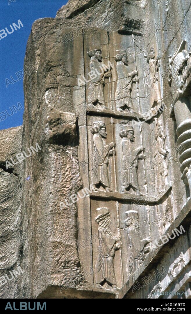 Tomb of Artaxerxes II, Persepolis, Iran. King Artaxerxes II Memnon ruled Persia from 404 BC until his death in 358 BC.