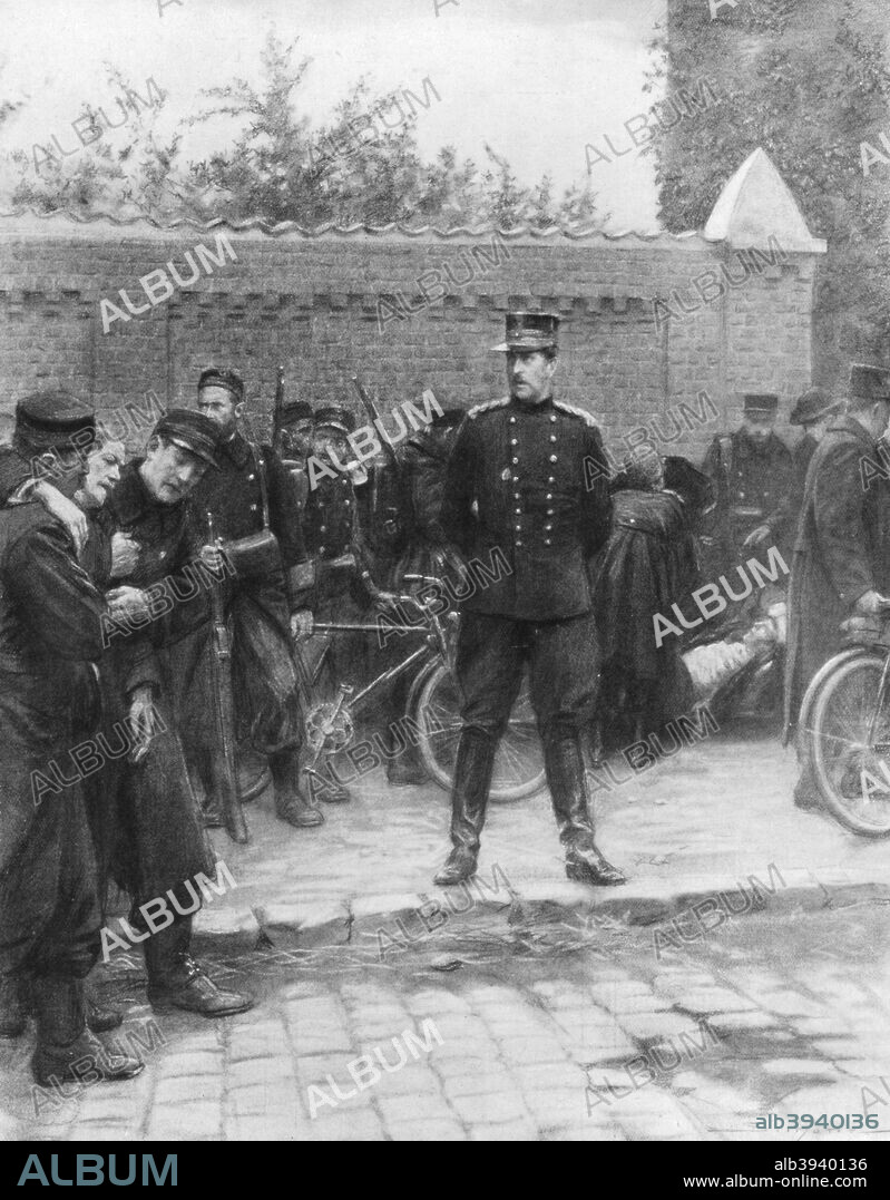 King Albert of the Belgians during the siege of Antwerp Belgium