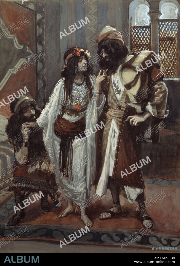 The Harlot of Jericho and the Two Spies James Tissot 1836 1902