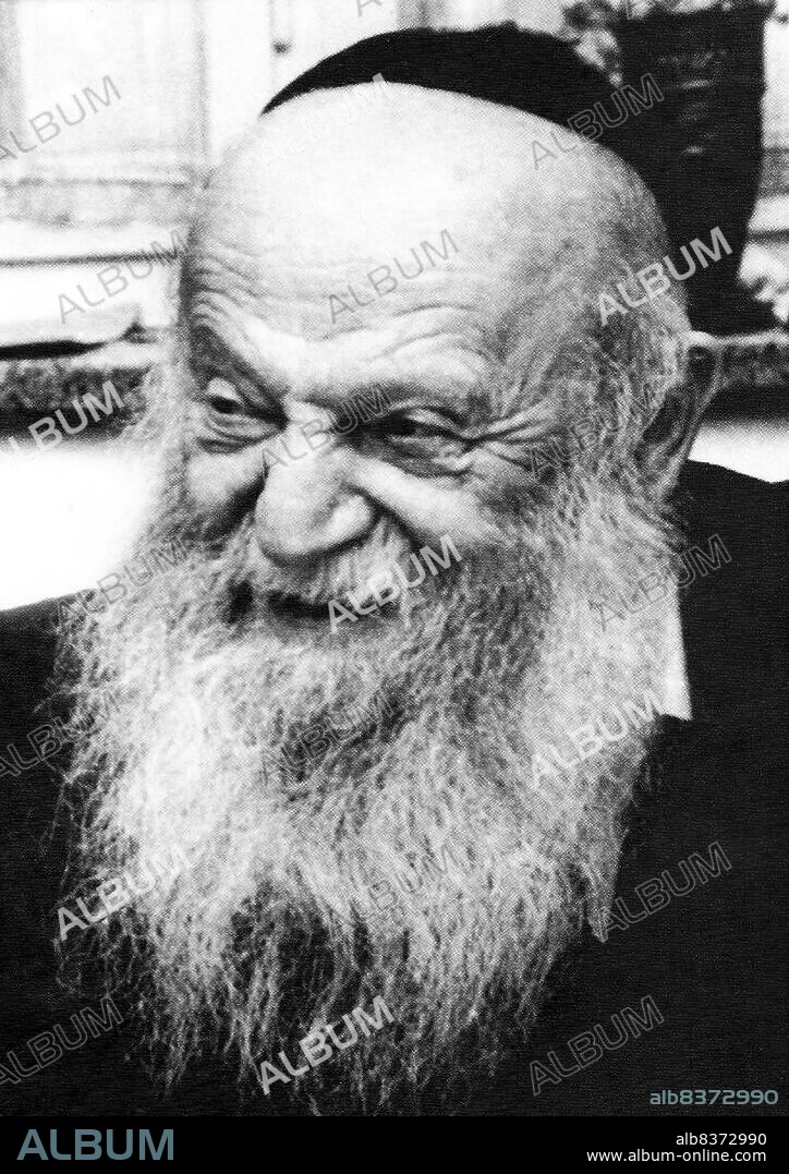 Zvi Yehuda Kook ( born 23 April 1891, died 9 March 1982) was a rabbi, leader of Religious Zionism and Rosh Yeshiva of the Mercaz HaRav yeshiva. He was the son of Rabbi Abraham Isaac Kook, and named in honor of his maternal grandfather's brother, Rabbi Zvi Yehuda Rabinowitch Teomim.<br/><br/>. His teachings are partially responsible for the modern religious settlement movement in the West Bank. Many of his ideological followers in the Religious Zionist movement settled there.<br/><br/>. Under the leadership of Kook, with its center in the yeshiva founded by his father, Jerusalem's Mercaz HaRav, thousands of religious Jews campaigned actively against territorial compromise, and established numerous settlements throughout the West Bank and Gaza Strip. Many of these settlements were subsequently granted official recognition by Israeli governments, both right and left.