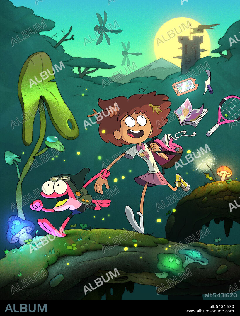 Poster de ANFIBILANDIA, 2019 (AMPHIBIA), dirigida por JOSEPH D. JOHNSTON y KYLER SPEARS. Copyright DISNEY TELEVISION ANIMATION.