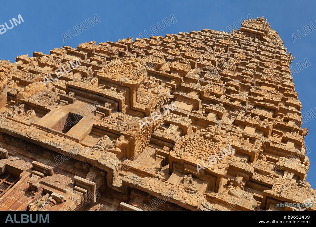 India, Tamil Nadu, Tanjore, Thanjavur, The Brihadisvara Temple in Tanjore.