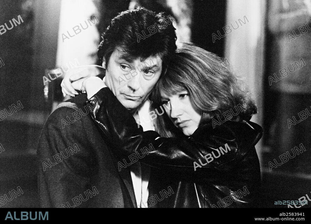 ALAIN DELON and NATHALIE BAYE in OUR STORY, 1984 (NOTRE HISTOIRE), directed by BERTRAND BLIER. Copyright ADEL PRODUCTIONS.