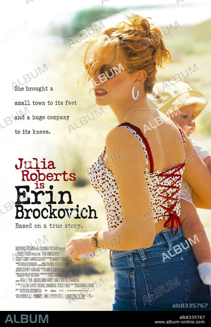 JULIA ROBERTS in ERIN BROCKOVICH, 2000, directed by STEVEN SODERBERGH. Copyright UNIVERSAL PICTURES.