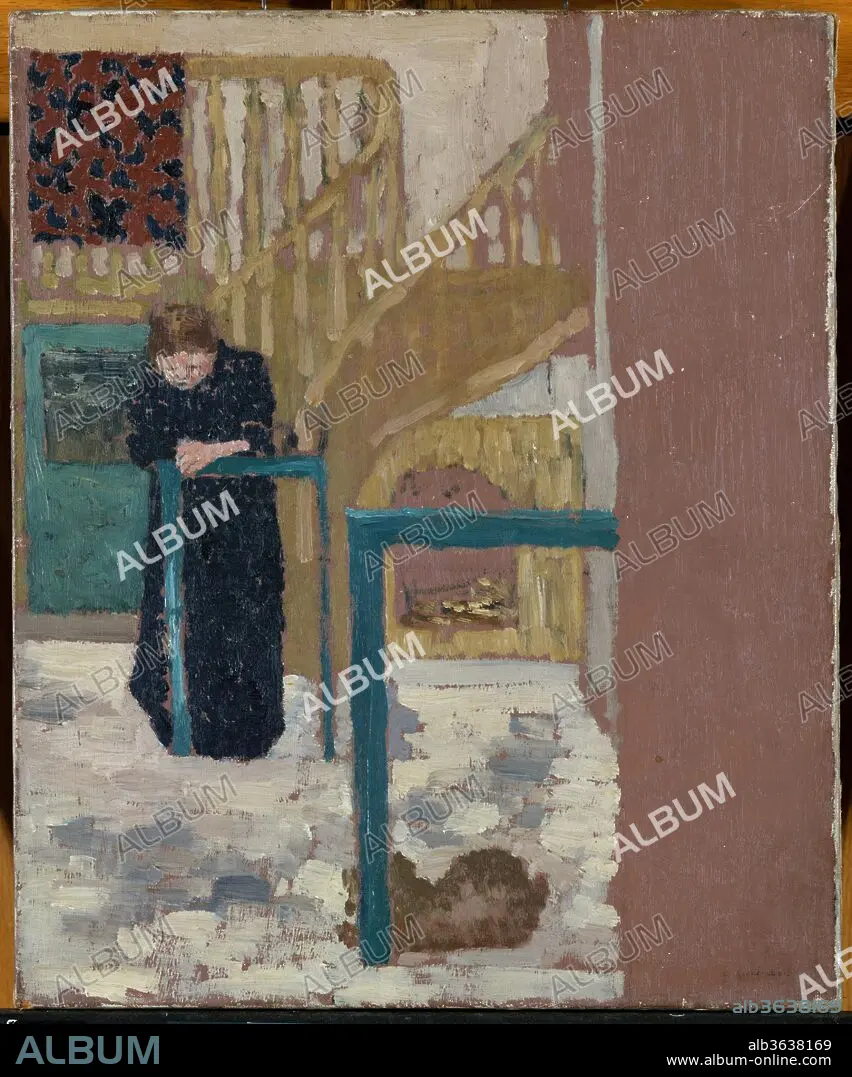 EDOUARD VUILLARD. Mme Vuillard in a Set Designer's Studio - Album 