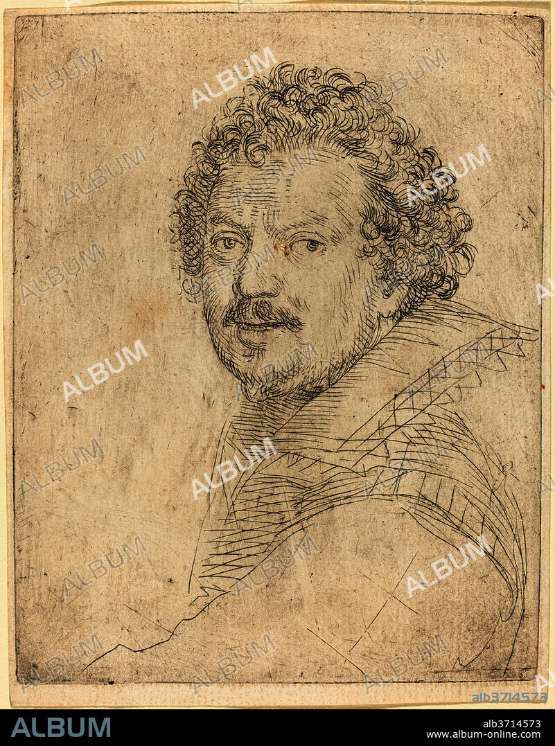 OTTAVIO LEONI. A Man with a Moustache and Goatee, Facing Forward. Dated: 1620s. Dimensions: plate: 14.4 x 11.2 cm (5 11/16 x 4 7/16 in.). Medium: engraving on laid paper.