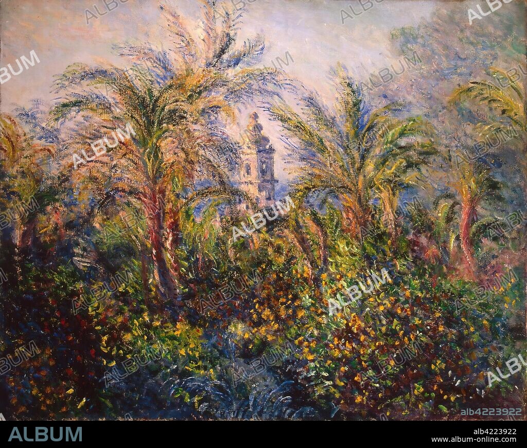 CLAUDE MONET. 'Garden in Bordighera'. France, 1884. Dimensions: 65,5x81,5 cm.