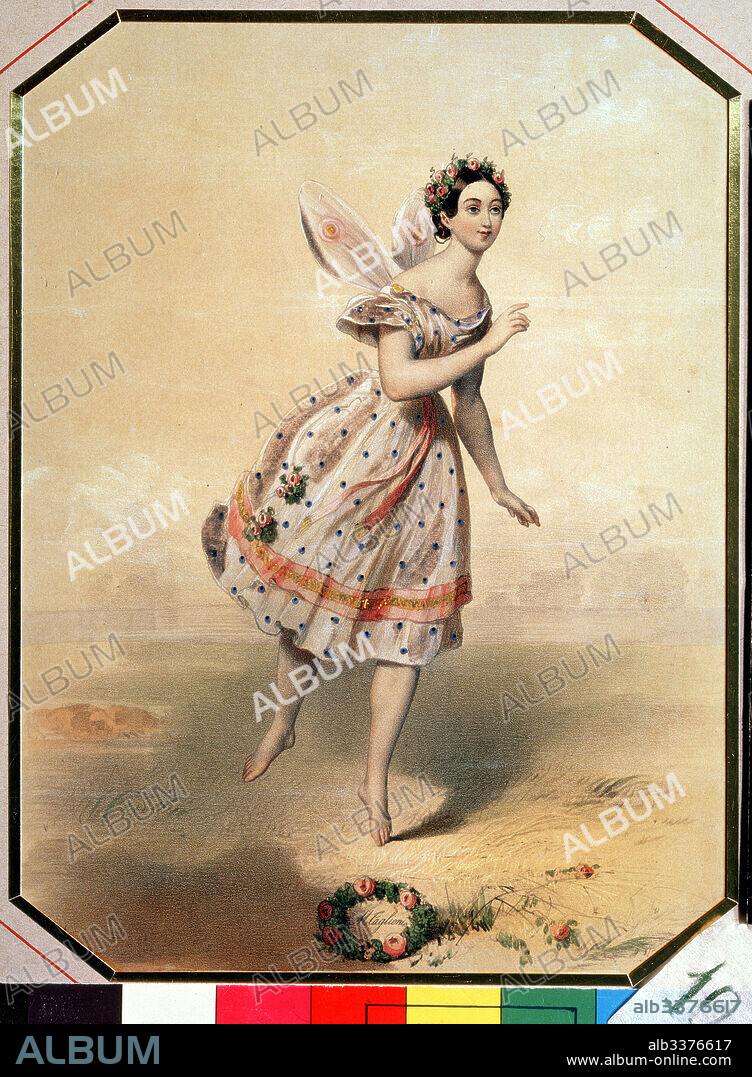 ANONIMO. Dancer Maria Taglioni (1804-1884) in the ballet Sylphides by F ...