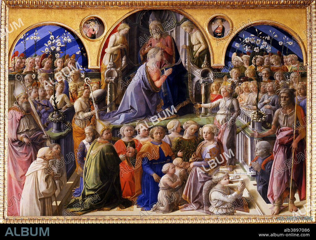 FILIPPO LIPPI. The Coronation of the Virgin. Date Period From