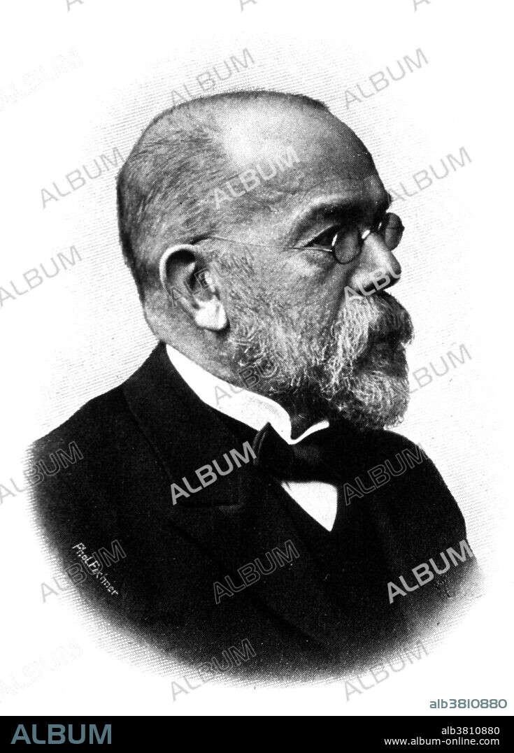 Robert Koch (1843 - 1910), German scientist who was one of the two founders (with Pasteur) of the science of bacteriology. Using a method of staining and growing bacterial cultures, Koch became famous for isolating Bacillus anthracis (1877), the Tuberculosis bacillus (when Koch made his discovery in 1882, TB was still responsible for one in seven of all European deaths) and the Vibrio cholerae (1883) and for his development of Koch's postulates. Koch's postulates are: 1) The microorganism must be found in abundance in all organisms suffering from the disease, but should not be found in healthy organisms. 2) The microorganism must be isolated from a diseased organism and grown in pure culture. 3) The cultured microorganism should cause disease when introduced into a healthy organism. 4) The microorganism must be reisolated from the inoculated, diseased experimental host and identified as being identical to the original specific causative agent. Koch was awarded the 1905 Nobel Prize in physiology for his work.