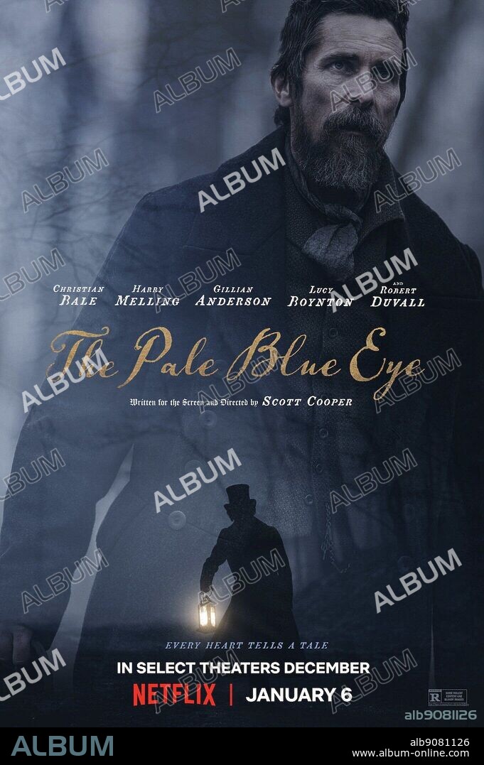 Poster of THE PALE BLUE EYE, 2022, directed by SCOTT COOPER. Copyright CROSS CREEK PICTURES.