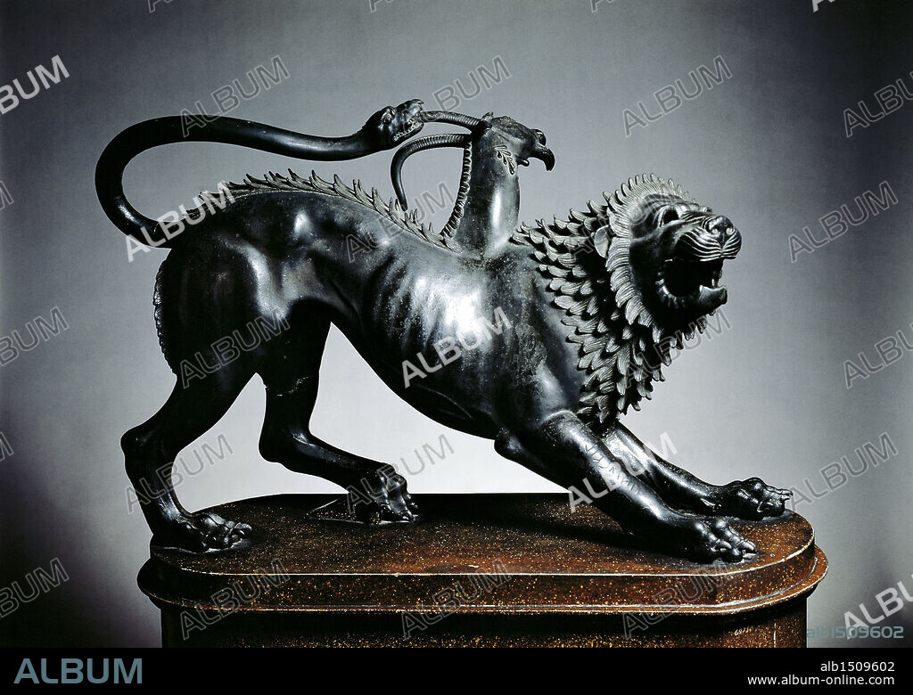 Etruscan civilization 5th 4th century b.C. Chimera of Arezzo