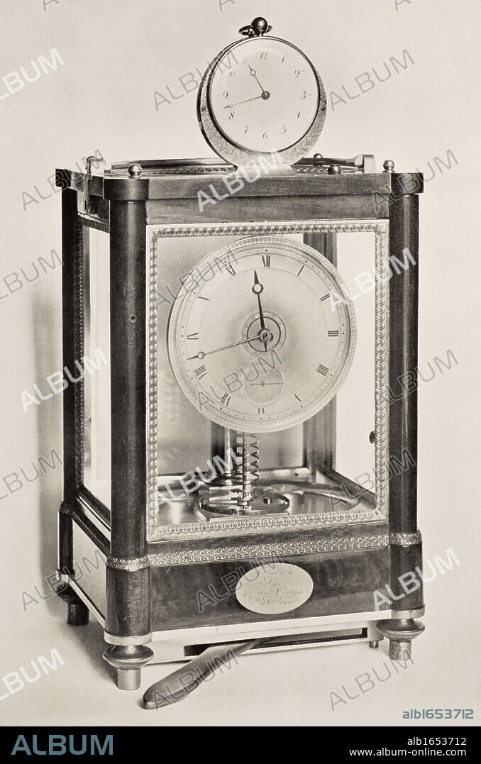 Synchronizer a combined clock and watch made by Abraham Louis