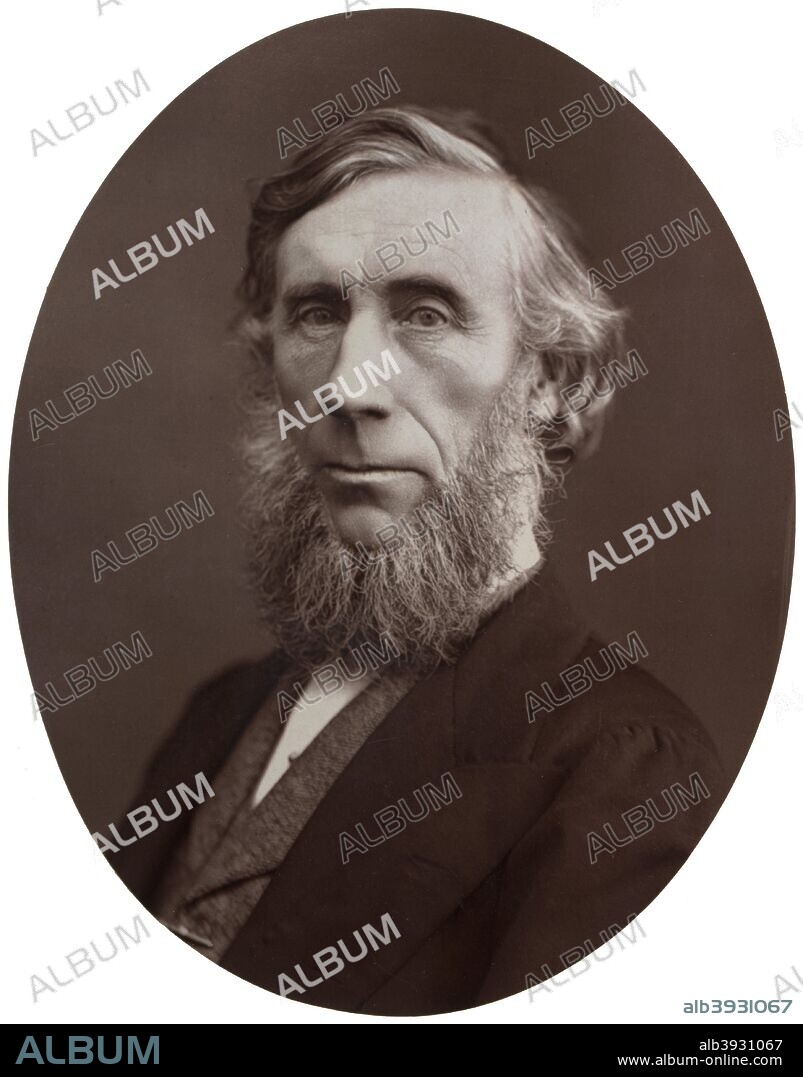 John Tyndall, DCL, LLD, FRS, Professor of Natural Philosophy at the Royal Institution, 1877. From Men of Mark: a gallery of contemporary portraits of men distinguished in the Senate, the Church, in science, literature and art, the army, navy, law, medicine, etc. Photographed from life by Lock and Whitfield, with brief biographical notices by Thompson Cooper. (London, 1876-1883).