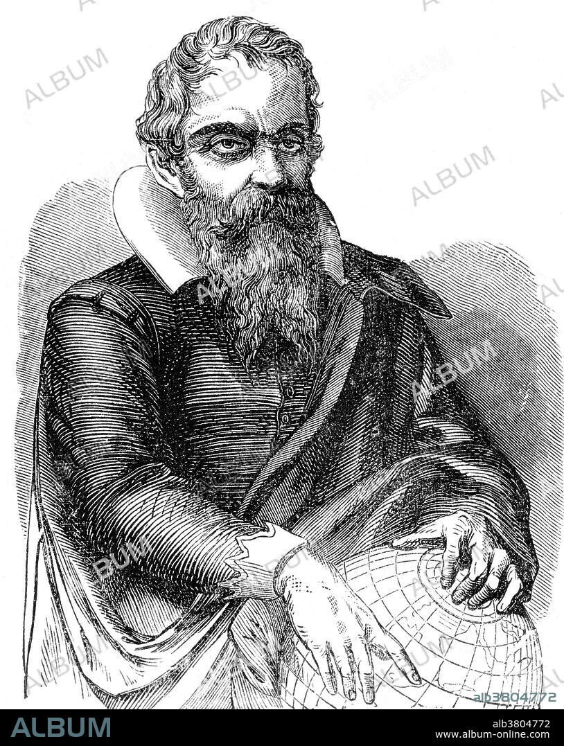 Galileo Galilei drawing