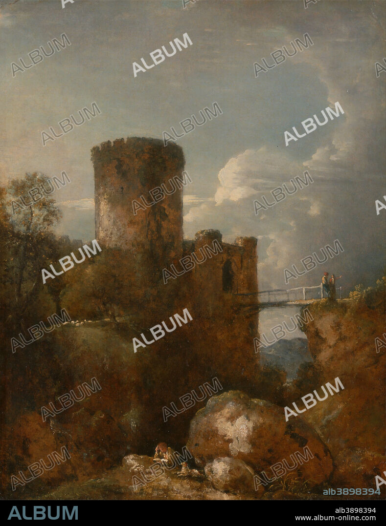 GEORGE HOWLAND BEAUMONT. Conway Castle. Date Period 1809