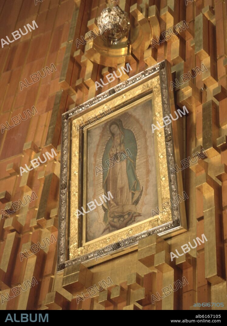 JUAN DIEGO. CUADRO DE LA VIRGEN DE GUADALUPE SE CREE QUE FUE PINTADO  SUPUESTAMENTE POR UN INDIO LLAMADO MARCOS CIPAC DE AQUINO HACIA EL AÑO 1550  - Album alb6167105