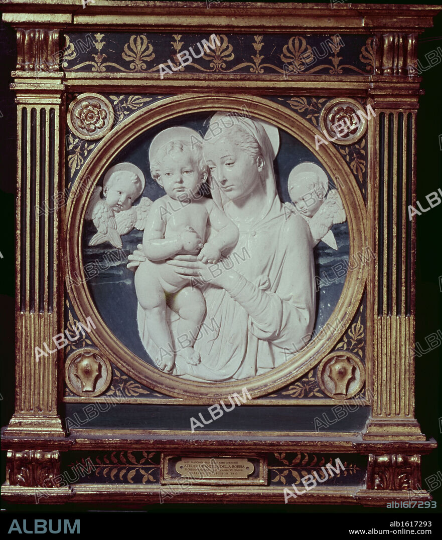 Madonna & Child with Cherubs, Andrea Della Robbia (1435-1525/Italian), National Gallery of Art, Washington D.C.