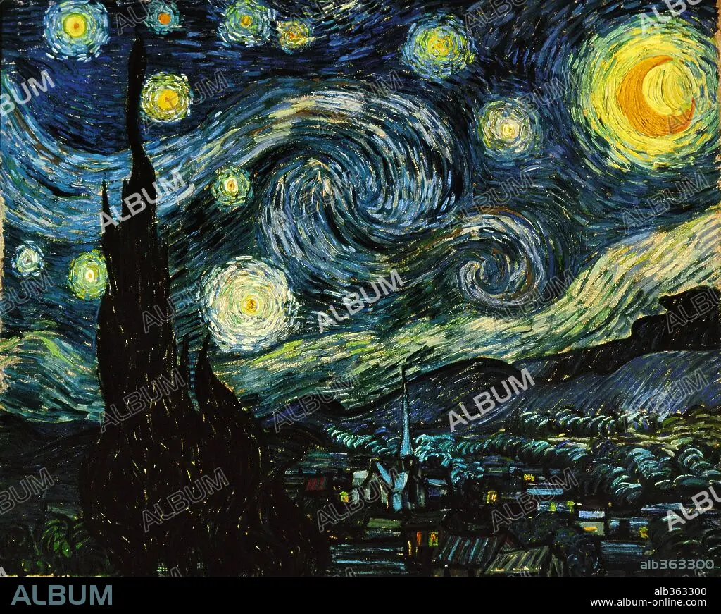 Vincent Van Goght /'Starry Night, 1889, Oil on canvas, 73 x 92 cm ...