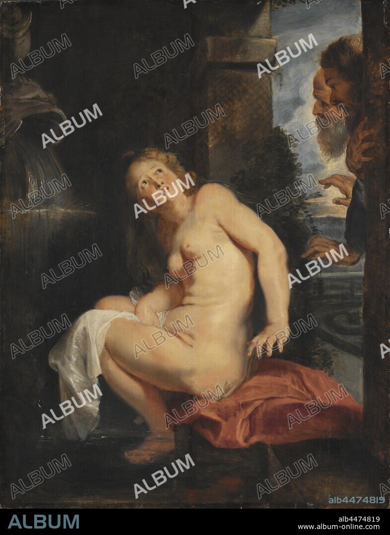 Peter Paul Rubens, Susanna and the Elders, Susanna and the old men,  painting, religious art, 1614, oil on panel, Height, 66 cm (25.9 inches),  Width, 51 cm (20 inches), Sig - Album alb4474819