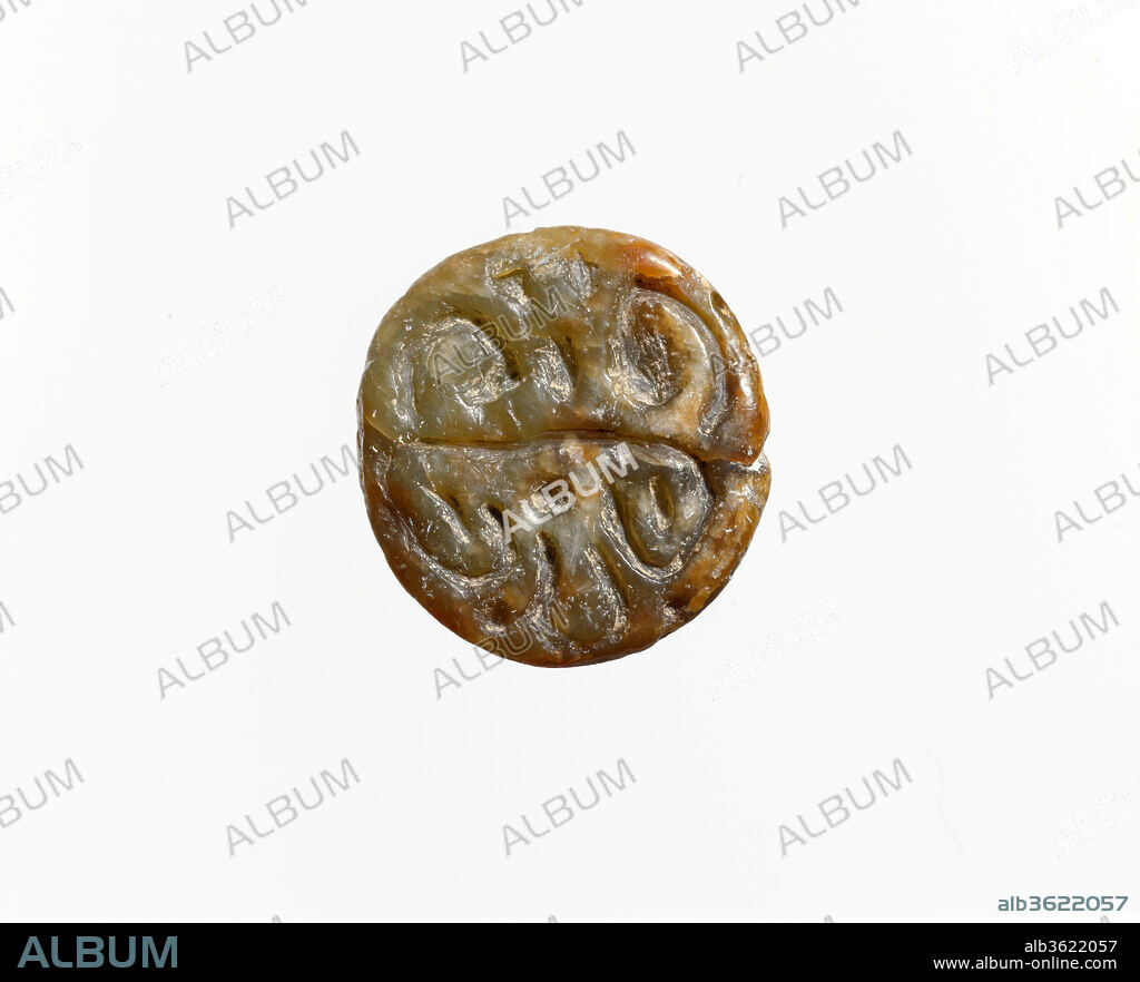 Seal. Culture: Minoan. Dimensions: Other: 7/8 x 3/8 in. (2.2 x 1 cm).