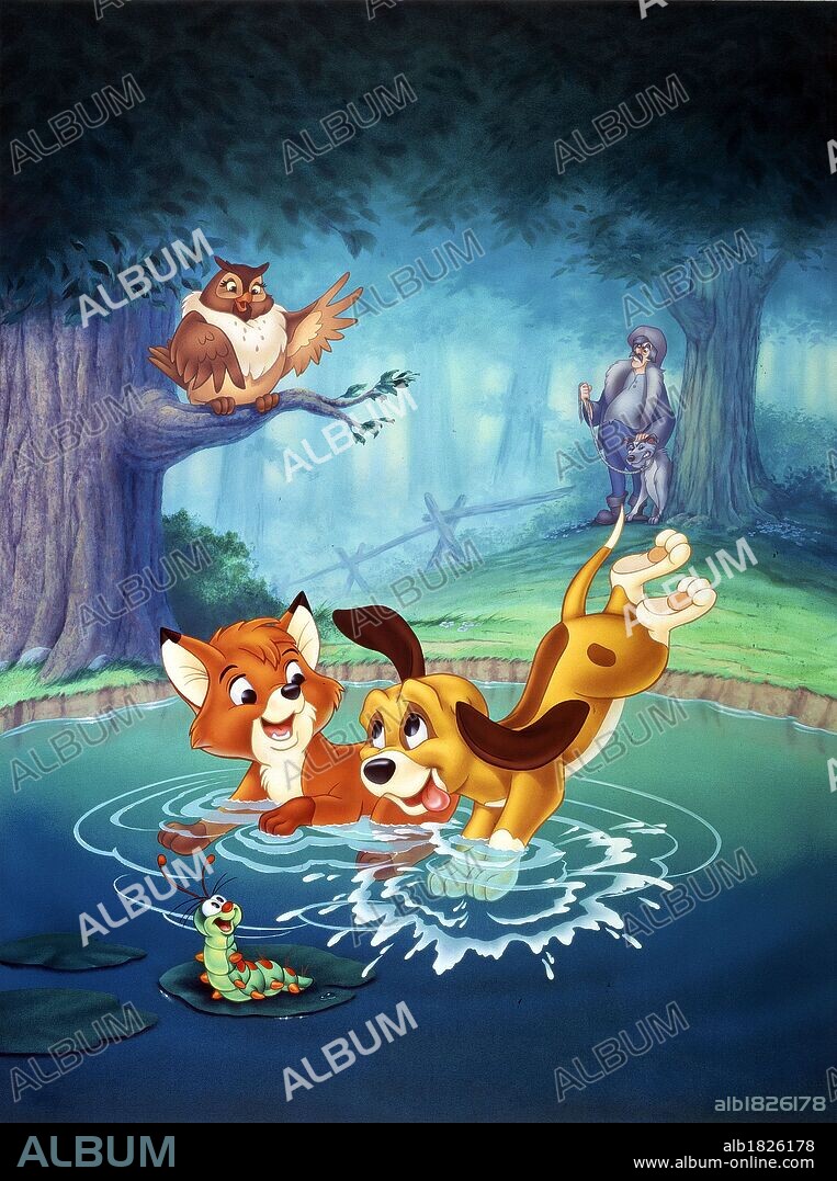 THE FOX AND THE HOUND, 1981, directed by ART STEVENS and BARRY BERMAN. Copyright WALT DISNEY PRODUCTIONS.