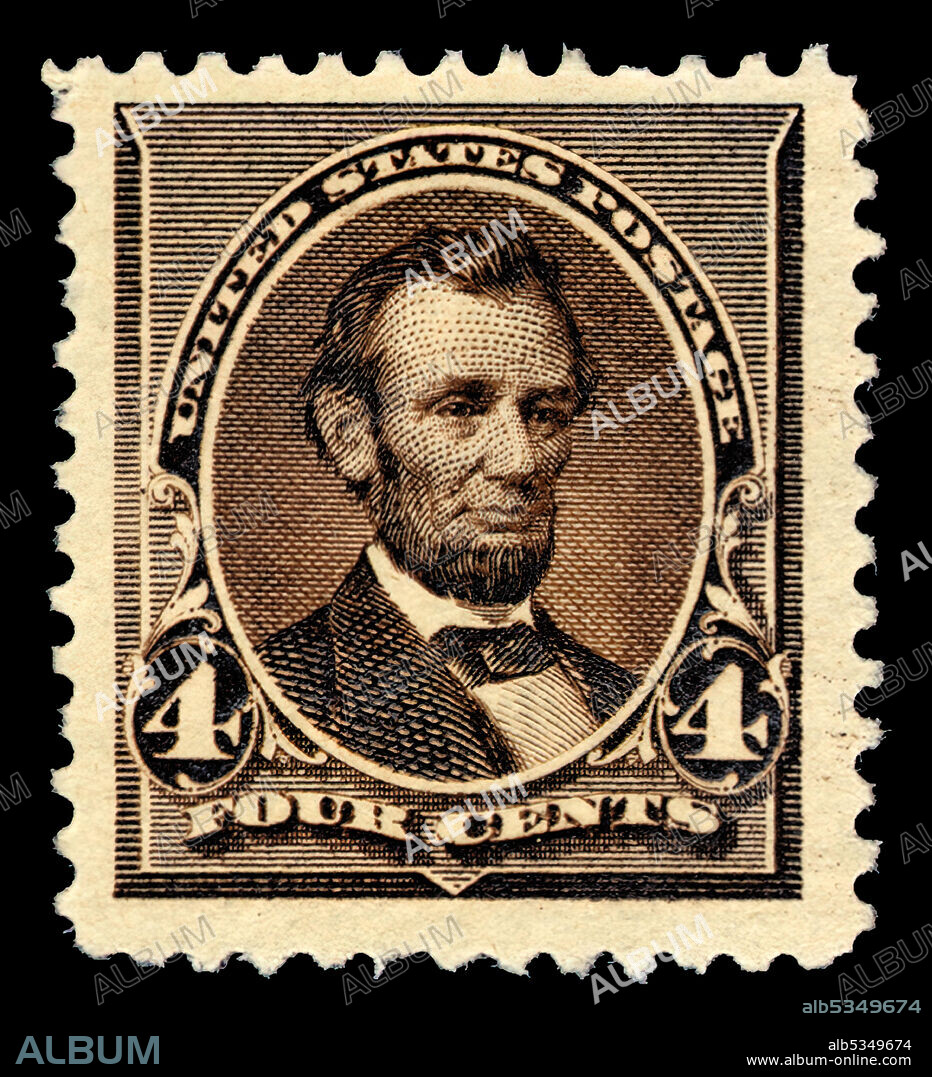 AMERICAN BANK NOTE COMPANY. 4c Abraham Lincoln single 1890