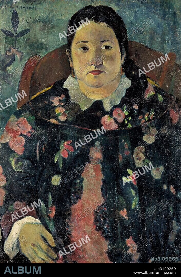 EUGÈNE HENRI PAUL GAUGUIN. Retrato de Suzanne Bambridge.