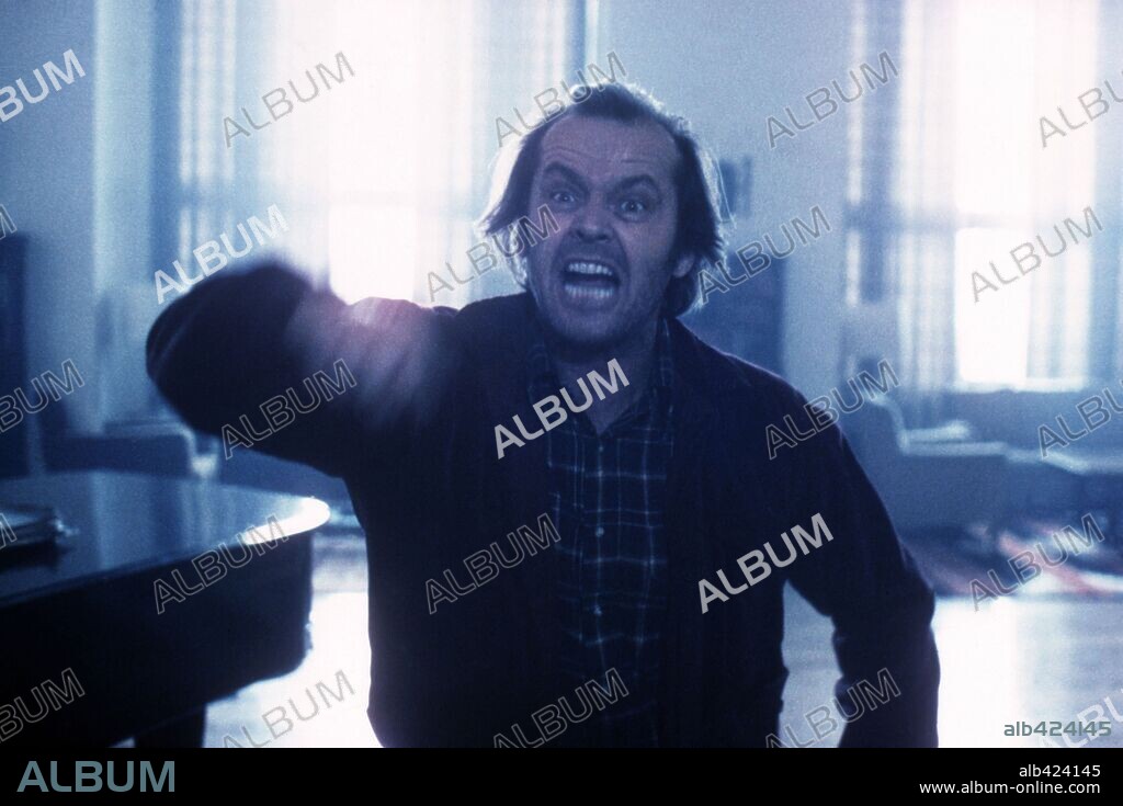 JACK NICHOLSON in THE SHINING, 1980, directed by STANLEY KUBRICK. Copyright WARNER BROTHERS.