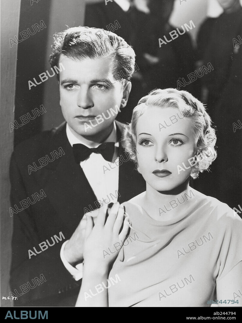 ANNA LEE y JOHN LODER en EL HOMBRE QUE CAMBIO SU MENTE, 1936 (THE MAN WHO  CHANGED HIS MIND), dirigida por ROBERT STEVENSON. Copyright  GAINSBOROUGH/GAUMONT-BRITISH. - Album alb244794