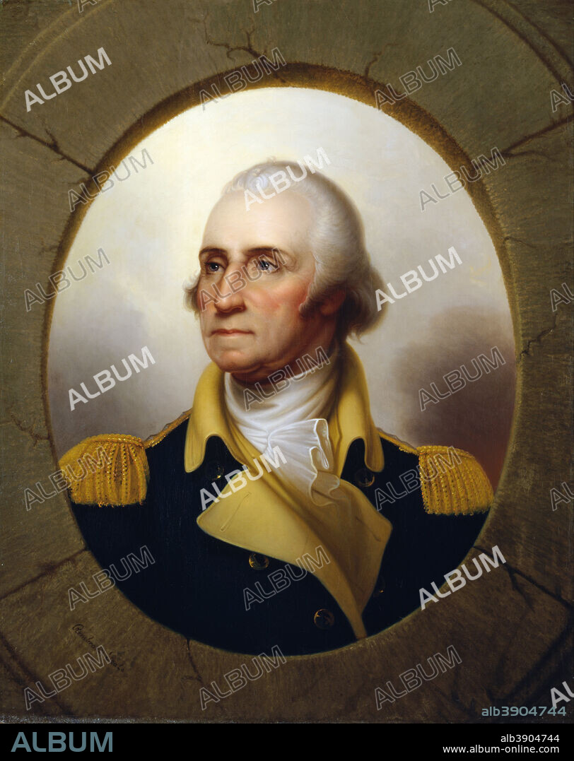 REMBRANDT PEALE. George Washington (Porthole type). Date/Period: Ca ...