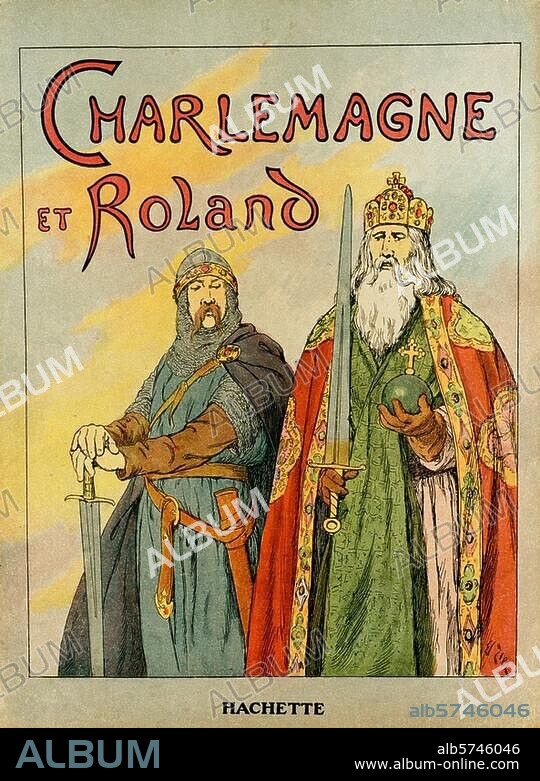 EDOUARD ZIER. Charlemagne and Roland / Illustration - Album alb5746046
