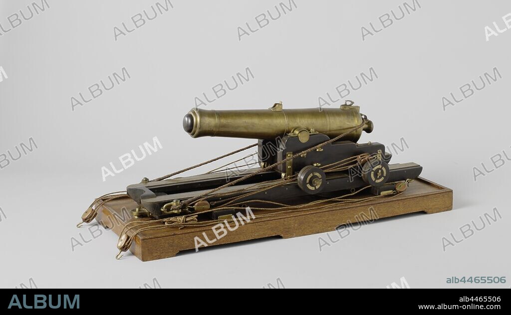 Antique naval rope gun