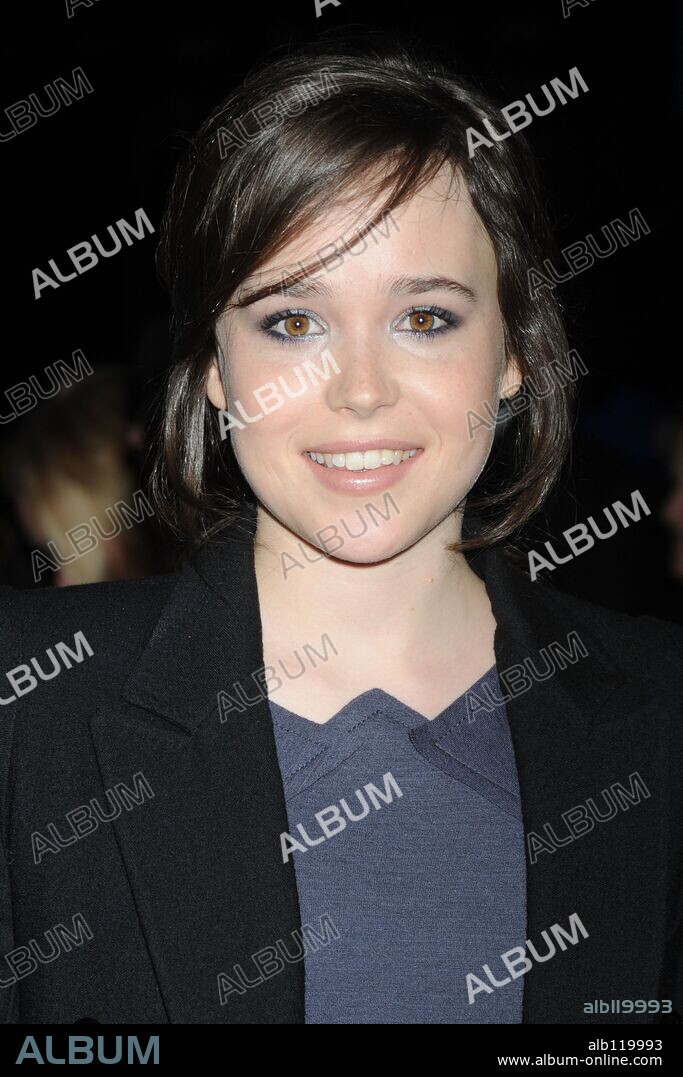 ELLIOT PAGE. March 31, 2008. New York City .Actress Ellen Page arrives at the 'Smart People' screening at the Landmark Sunshine Theater in New York City. 31/03/2008