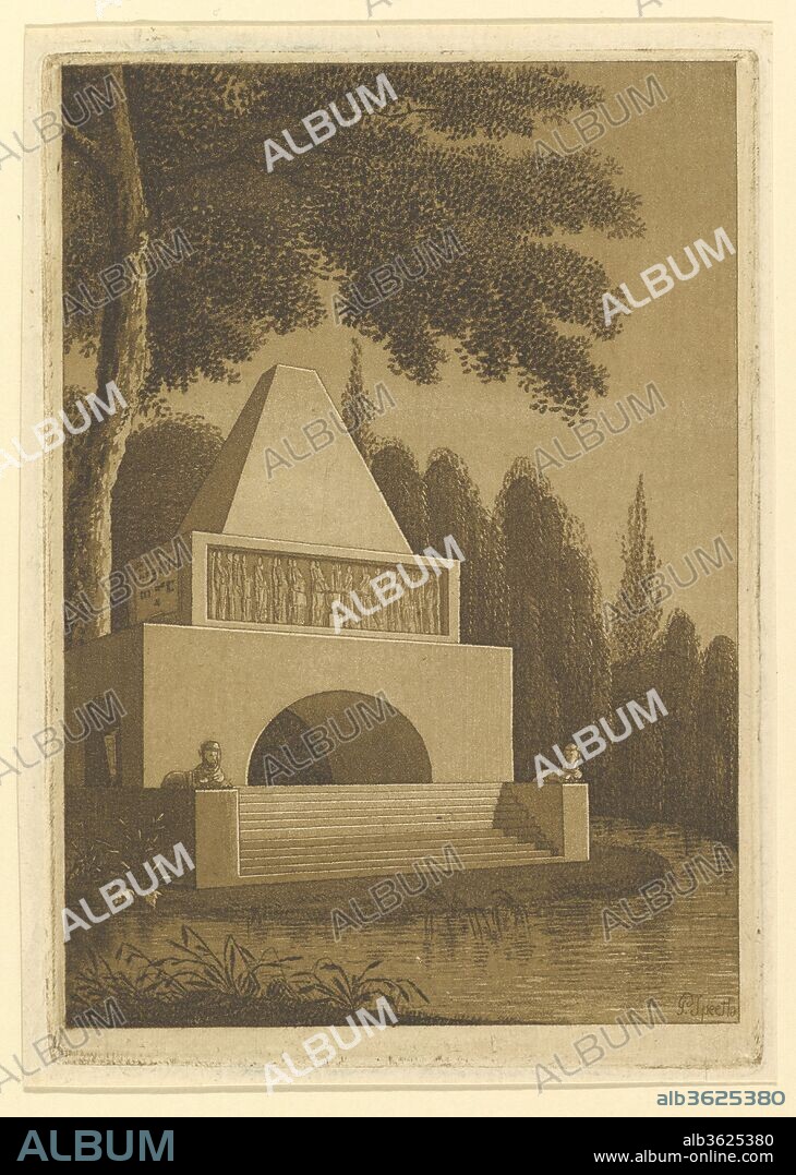 Temple Monument in a Park on a Lake. Artist: Peter Speeth (German, Mannheim 1772-1831 Odessa). Dimensions: plate: 5 x 3 1/2 in. (12.7 x 8.9 cm)
sheet: 5 3/16 x 3 3/4 in. (13.2 x 9.5 cm).