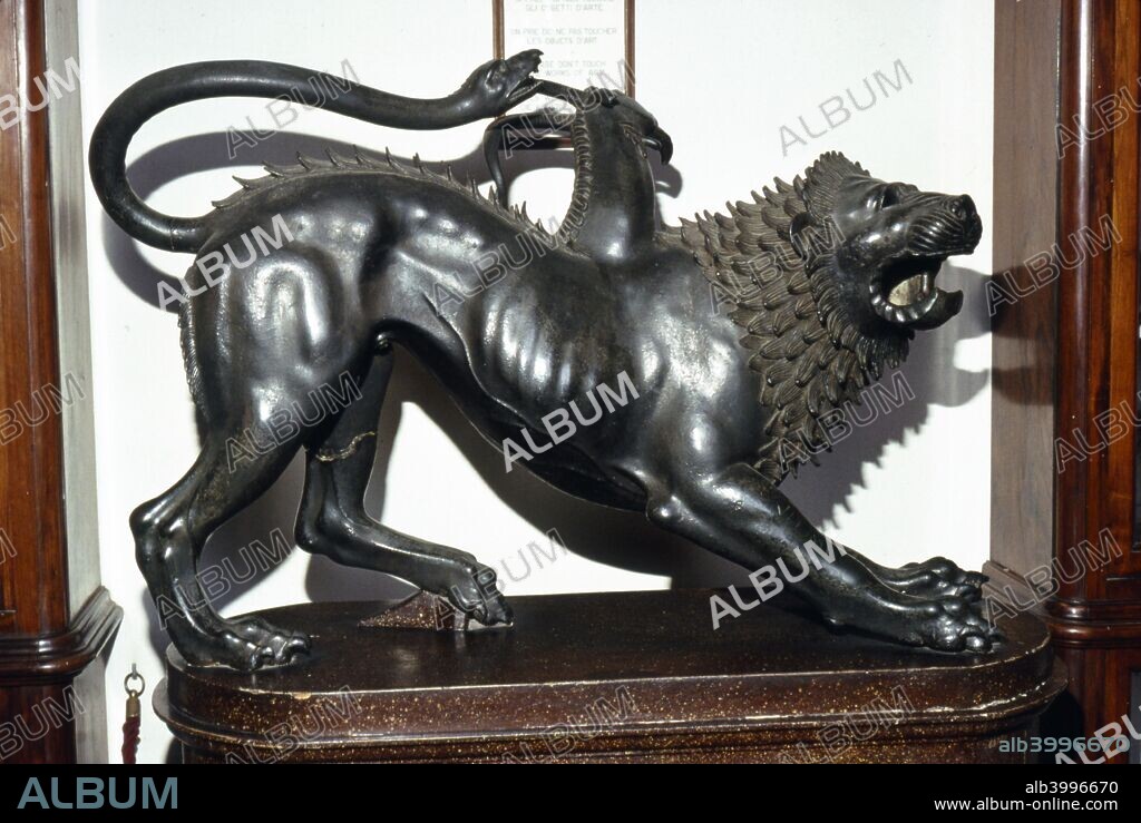 The Chimera Etruscan Bronze 5th century BC Artist Unknown