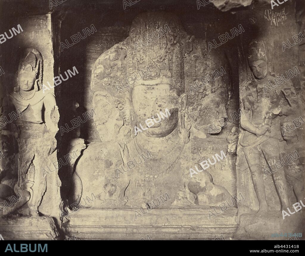 Statues of Hindu Gods, Lala Deen Dayal (Indian, 1844 - 1905), India, 1885–1887, Albumen silver print, 23.5 × 28.6 cm (9 1/4 × 11 1/4 in.).