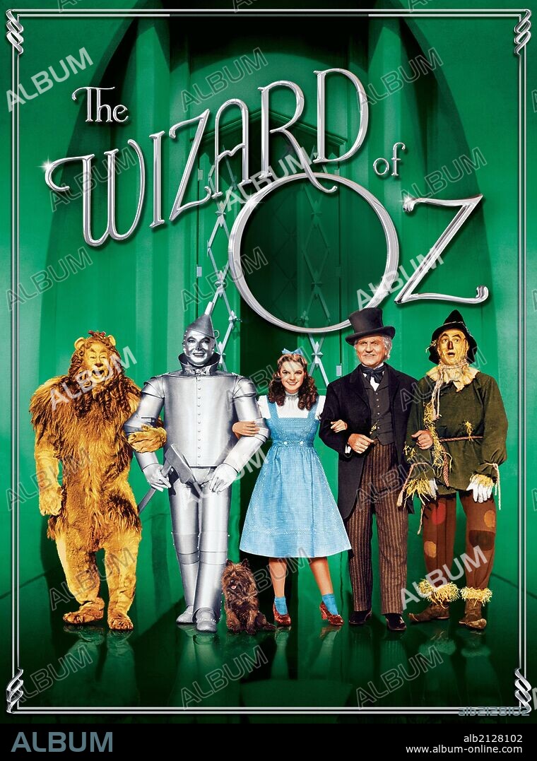 Poster of THE WIZARD OF OZ, 1939, directed by VICTOR FLEMING. Copyright M.G.M.