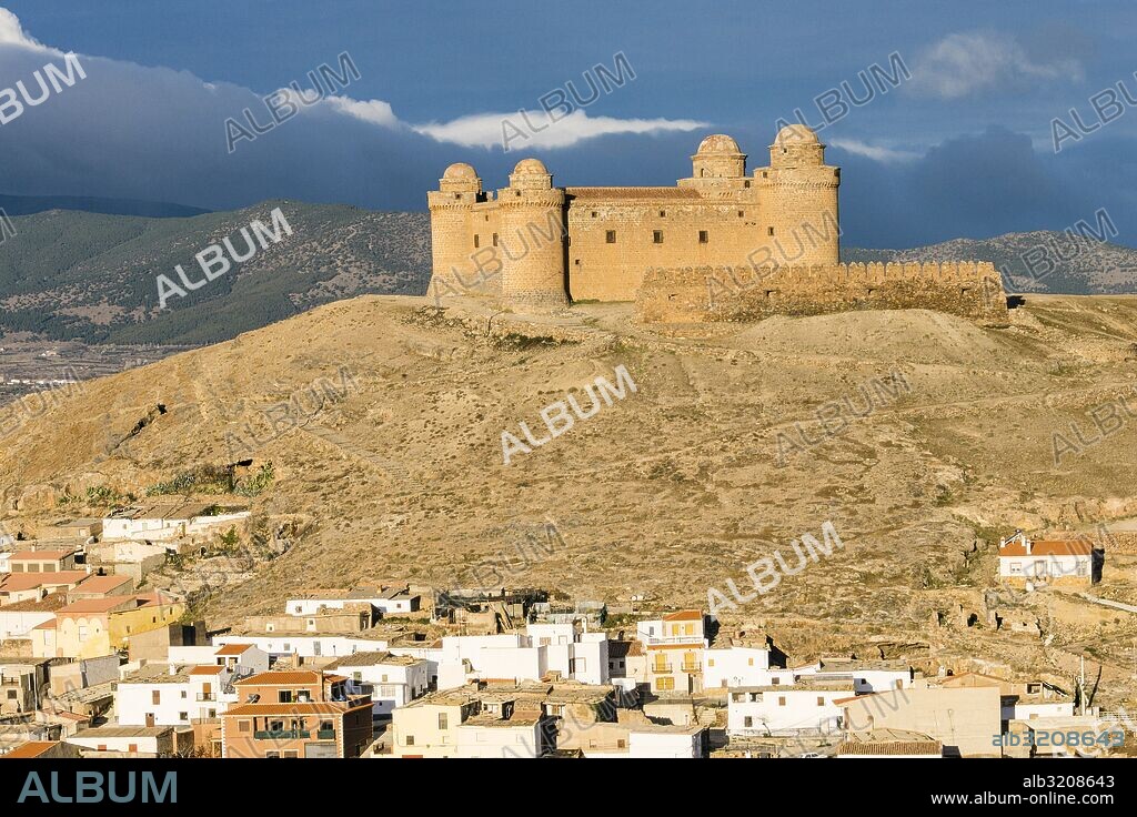 castillo de La Calahorra ,marquesado del Cenete,municipio de La Calahorra, provincia de Granada, comunidad autónoma de Andalucía, Spain.