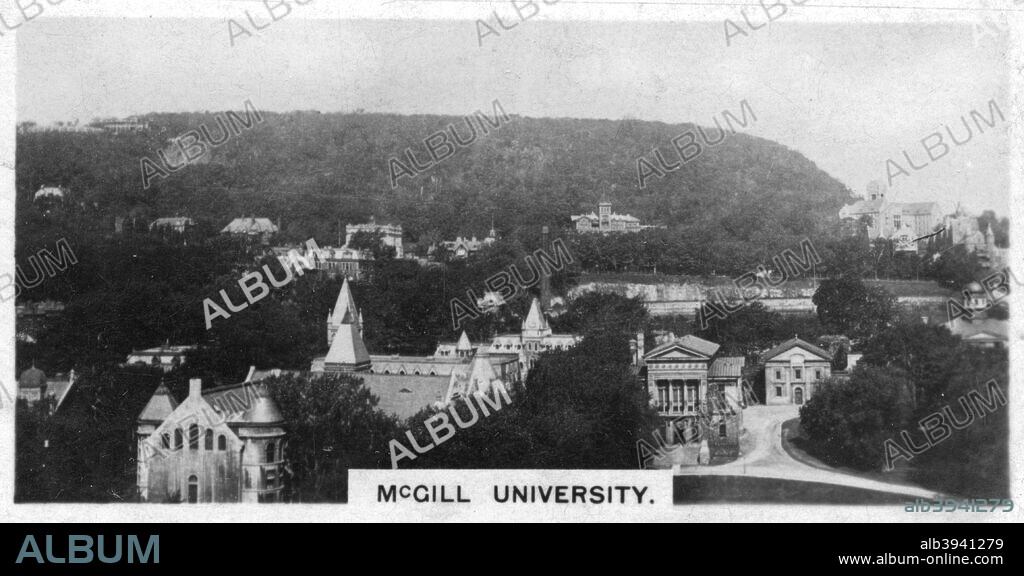 McGill University, Montreal, Canada, c1920s. Cigarette card produced by the Westminster Tobacco Co Ltd, Canada 2nd series.