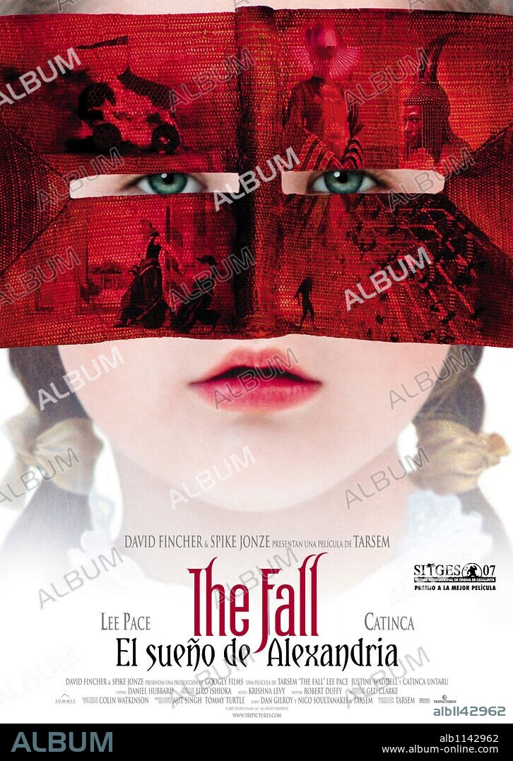 Plakat zu THE FALL, 2006, unter der Regie von TARSEM SINGH. Copyright ABSOLUTE ENTERTAINMENT/DEEP FILMS/GOOGLY FILMS/KAS MOVIE MAK.