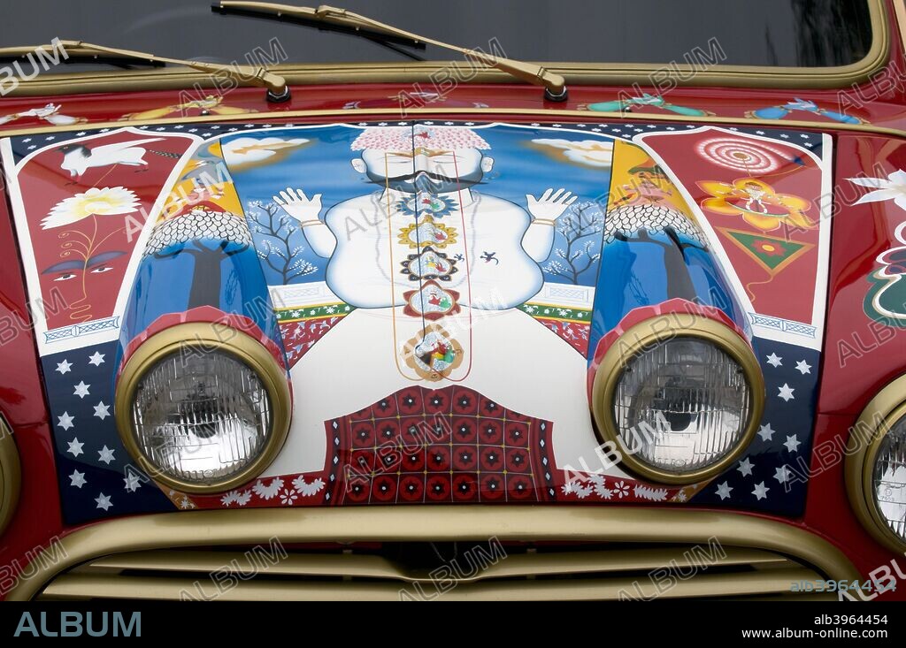 1966 Austin Mini Cooper S owned by Beatle George Harrison.