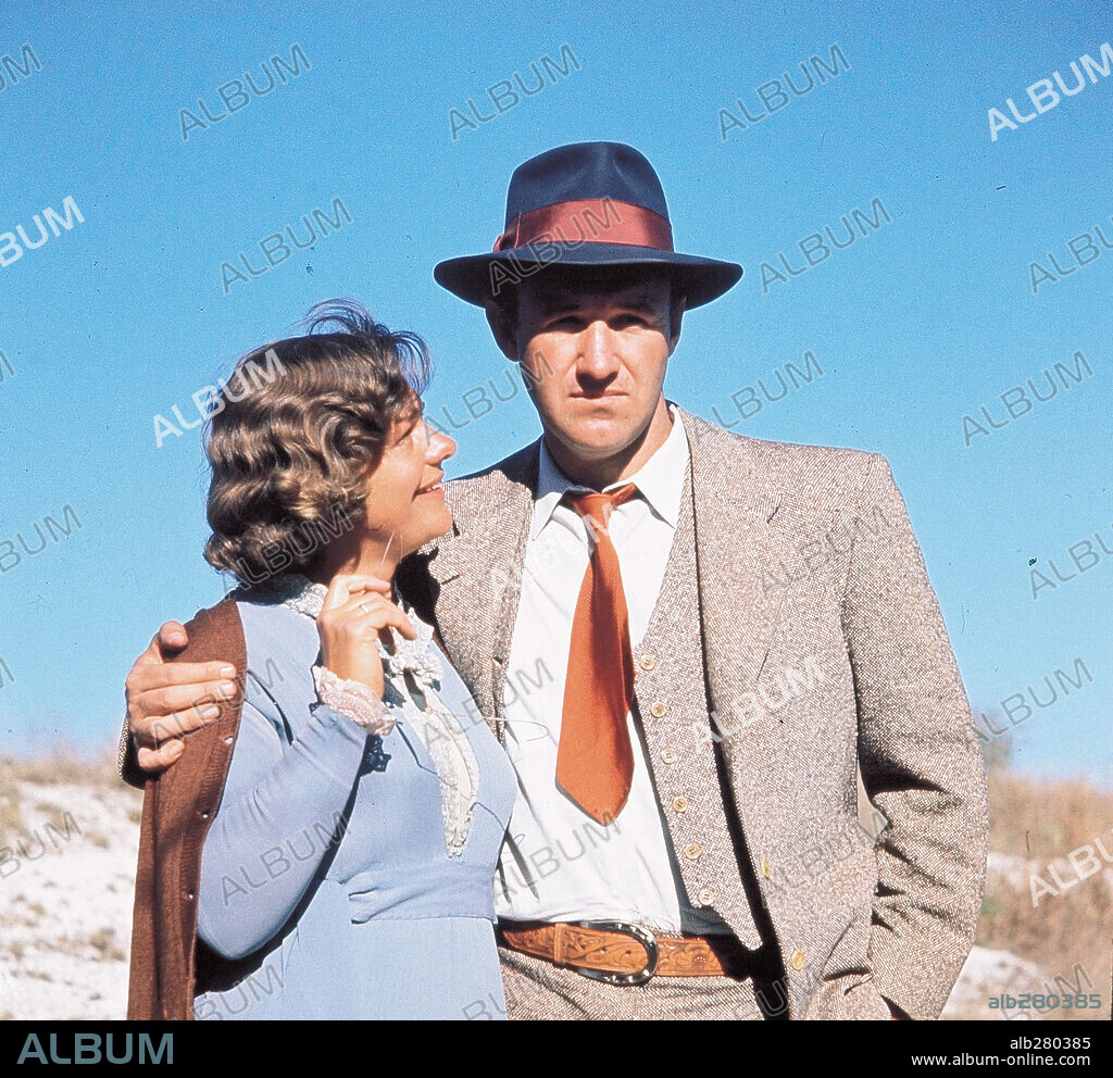 ESTELLE PARSONS y GENE HACKMAN en BONNIE Y CLYDE, 1967 (BONNIE AND CLYDE), dirigida por ARTHUR PENN. Copyright WARNER BROTHERS.