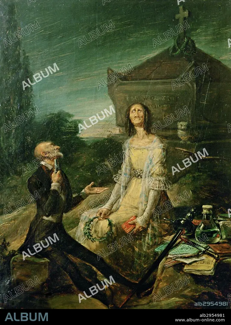 Leonardo Alenza (1807-1845). Spanish painter. Satire of the