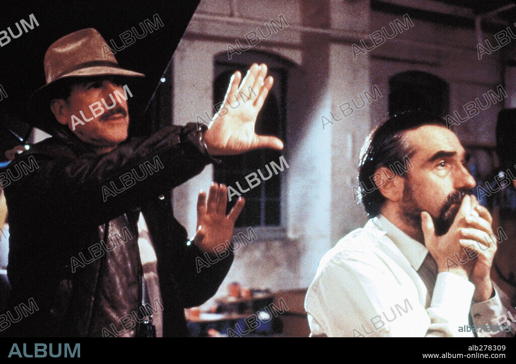 MARTIN SCORSESE and NESTOR ALMENDROS in NEW YORK STORIES, 1989