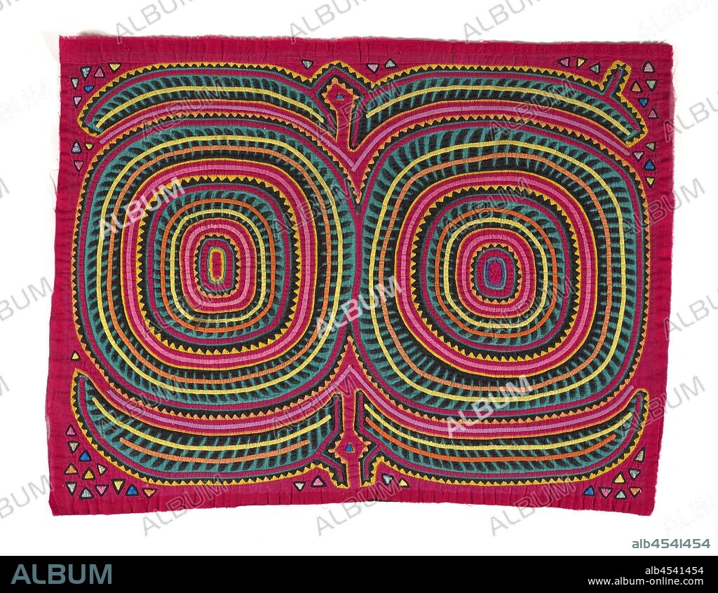 shirt panel (mola), Kuna people, about 1950s, appliqued cotton, No measurement details., Textile and Fashion Arts.